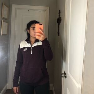 PINK quarter zip sweatshirt